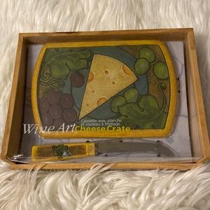 Sommelier Wine Art Cheese Crate Joie De Vivre